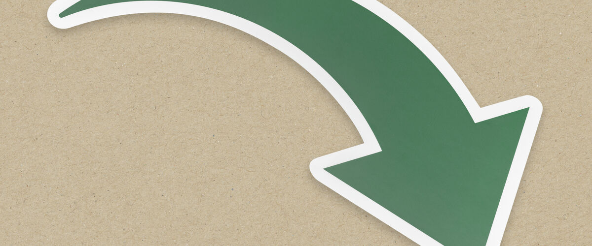 Isolated Arrow Down Icon